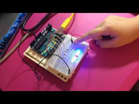 Arduino - 用按鍵控制4顆LED全亮或全暗
