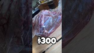 $300 Prime Rib cook FOR THE FIRST TIME! #cooking #foodreview #shorts