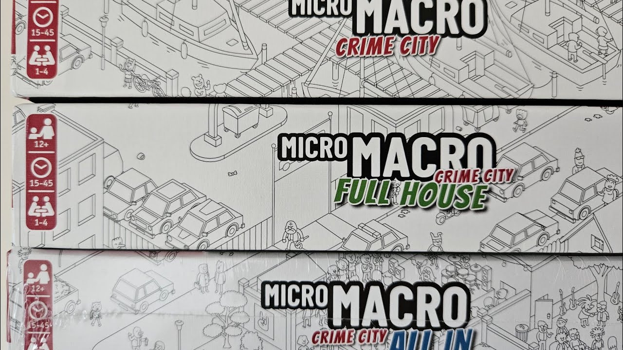 MicroMacro: All In #boardgame comparison to the Micro Macro