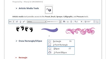 Tools Revise in Coreldraw 2019   - Part 2 - Learn CorelDraw 2019 Tools Tutorial in Hindi