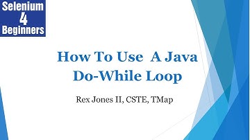 ✔ How To Use A Java Do-While Loop | (Video 27)