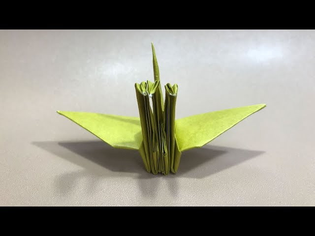 3つ首のツル How to make a three headed crane. - YouTube