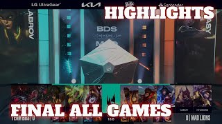 BDS vs MAD - All Games (Bo5) Highlights | Final LEC Spring 2023 Playoffs | Team BDS vs Mad Lions