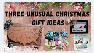 Three Usual Christmas Gift Ideas || USA Travel Map || Sensory Gift Basket || Emergency Chocolate