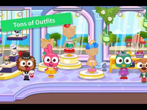 Lots of outfits are wating for U to unlock in Papo Town World!
