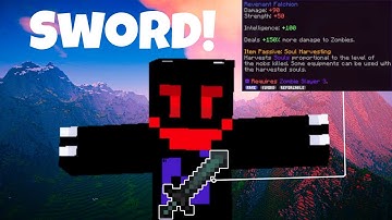 I Crafted Revenant Falchion in craftersmc skyblock! | craftersmc skyblock