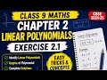 Class 9th, Ex2.1 Q1 to Q5 || Ganita Manjari class 9 ch 2 Solution || 9th New Book