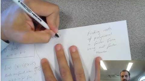 Finding roots of polynomials in factor form using the null factor theorem