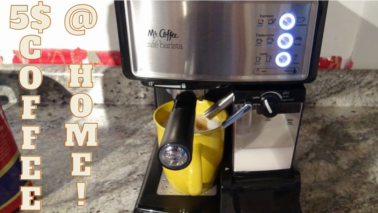 Mr. Coffee BVMC-ECMP1102 Cafe Barista Espresso Maker Machine, White – Coffee  Gear