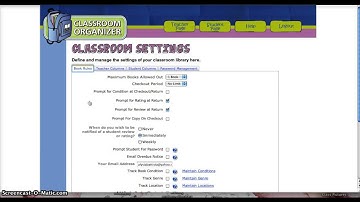 How to Choose Settings for Booksource Classroom Organizer