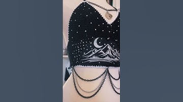 crochet top inspired by popular books #crochet #crocheting #crochettops #crochettutorial