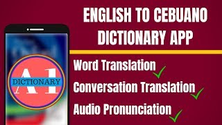 English To Cebuano Dictionary App | English to Cebuano Translation App screenshot 1
