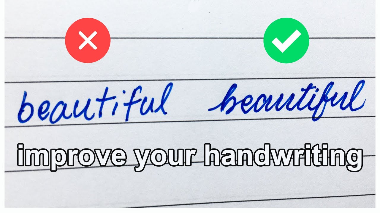 How to learn cursive handwriting | how to make your handwriting better ...
