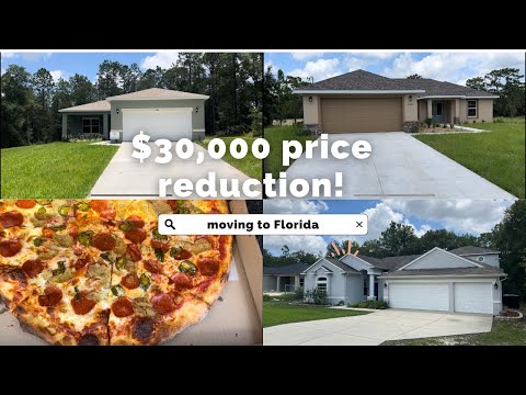 Inside 3 Florida Homes for Sale in Citrus Springs from the $300,000's to $400,000's PLUS... Pizza??