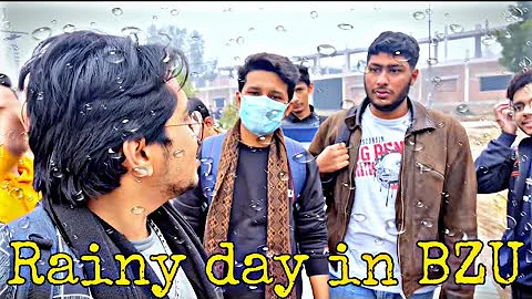 rainy day at BZU | bahauddin zakariya university multan | Life at BZU | bzu vlog
