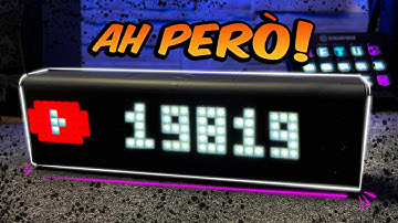 LaMetric Time clock: Il gadget conta iscritti YouTube!