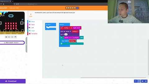 Microbit Tutorial #06 : Light Level Meter