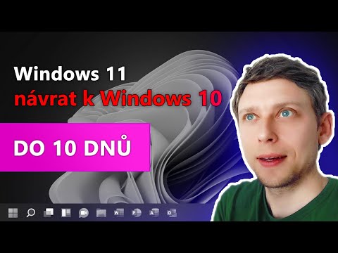 Windows 11 návrat zpět k Windows 10 downgrade návod