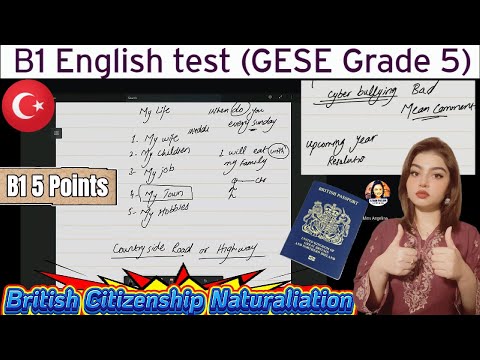 B1 English Test (GESE Grade 5) | SELT British Citizenship| Trinity College London ILR UK