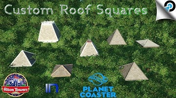 Planet Coaster - Custom Roof Squares Collection