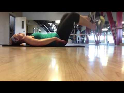 Alternating supine bent-leg raises