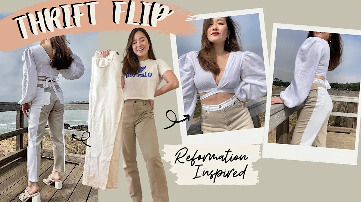 THRIFT FLIP | DIY Reformation Cynthia Two Toned Je...