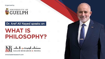 WHAT IS PHILOSOPHY? - Dr. Aref Nayed
