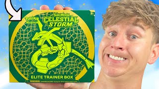 I Opened A $300 Celestial Storm Elite Pokemon Box...