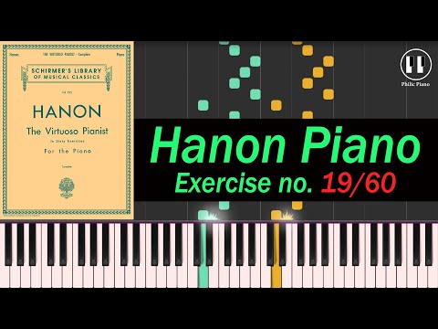 Hanon Piano Exercise no.19/60 | Philic Piano