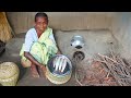 Tribe Grandmother Cooking Fish Curry | Santali Tribe People cooking Traditional Fish Recipe