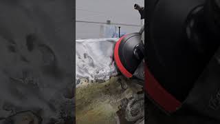 Наплавка сбитого угла крыла #кузовной ремонт #споттер #лужение кузова #car body tinning