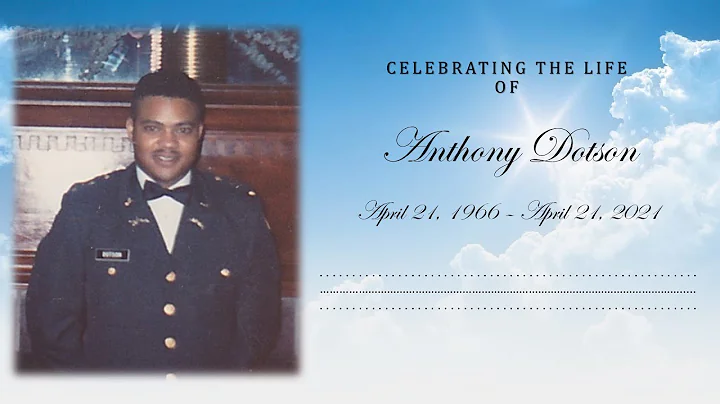 Anthony Dotson - Memorial Service