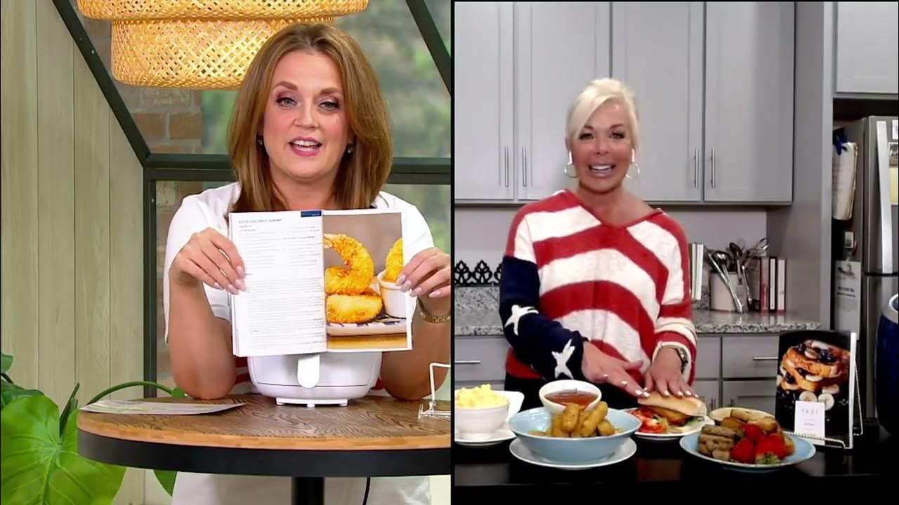 Yedi 2Qt 1000W Compact Air Fryer w/ Cookbook on QVC YouTube