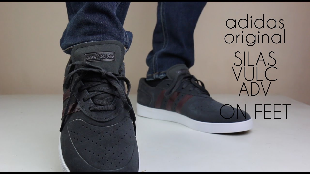 camarera Electricista estimular Adidas Originals SILAS VULC ADV Sneakers On Feet 360 View - YouTube