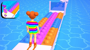 Pop it Roller ​- All Levels Gameplay Android,ios (Levels 30-35)