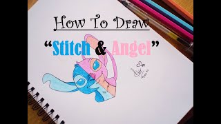 How To Draw Angel From Lilo And Stitch - Drawing Easy