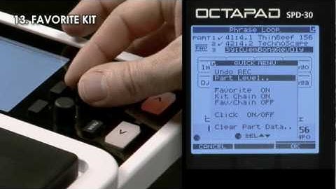 OCTAPAD SPD-30 "Phrase Loop" Tutorial part 3