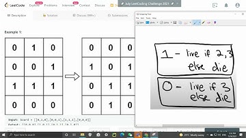 Leetcode 289. Game of Life | Python | FAANG Coding | Matrix In Place | Simulation | Scalability