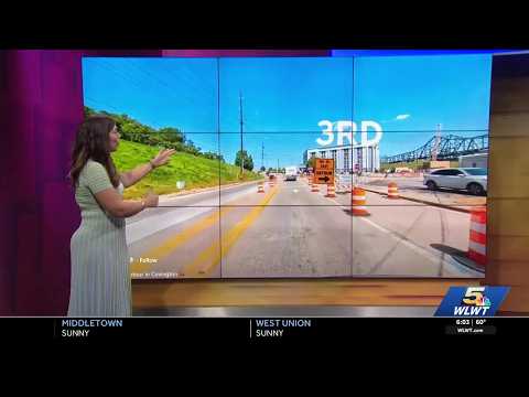 New closures in effect along Brent Spence Bridge corridor