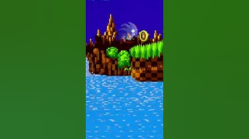 #YoutubeShorts Sonic 1 Widescreen And Running 60FPS