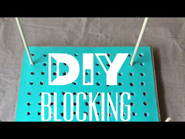 DIY Crochet Blocking Board Tutorial x Block Granny Squares x Wooden Blocking  Board for Crochet 