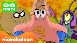 Les MEILLEURS super-héros et méchants de Bob l'Éponge 💥 | Compilation de 100 minutes | Nickelodeon