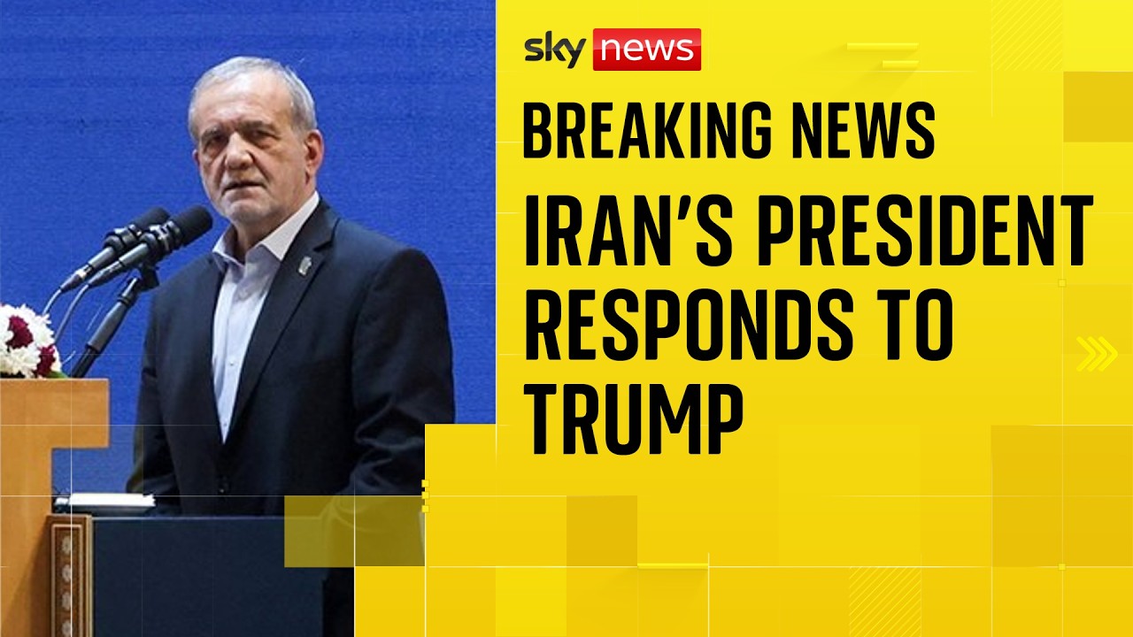 Iran's president apologises for strikes on neighbours and responds to Trump's surrender demand