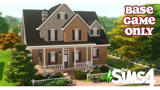 I Built a Dream Base Game House in Sims 4!