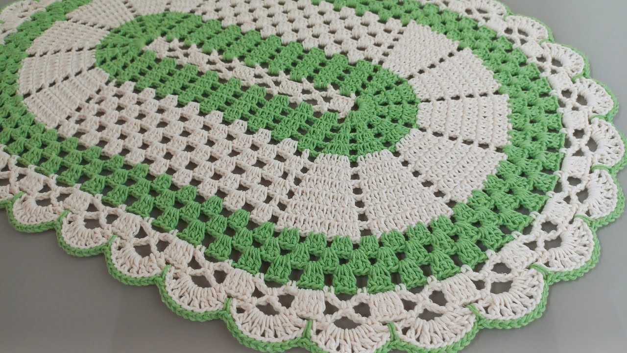 TAPETE EM CROCHÊ LİLİCA FÁCIL E ECONÔMICO VÍDEO AULA COMPLETA 