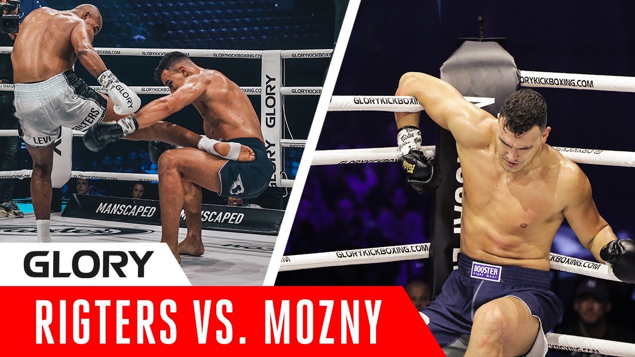 BRUTAL LOW KICKS! - Levi Rigters vs. Tomas Mozny: GLORY 78