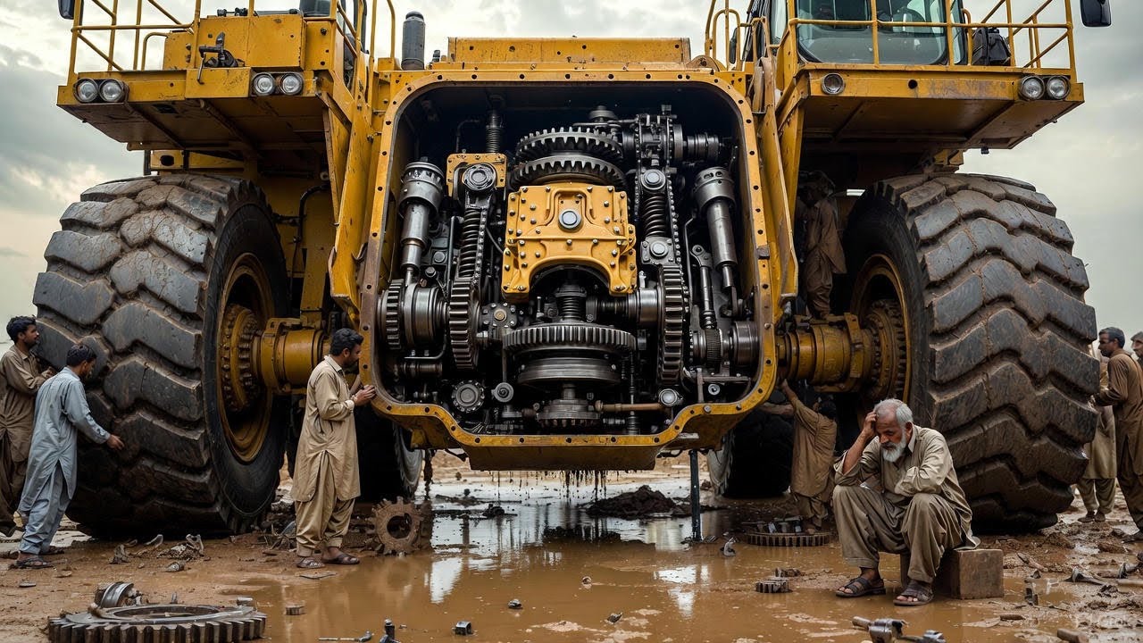 Unbelievable Repairing! Of Old Rusted Caterpillar Front Gear Rebuilt Like New