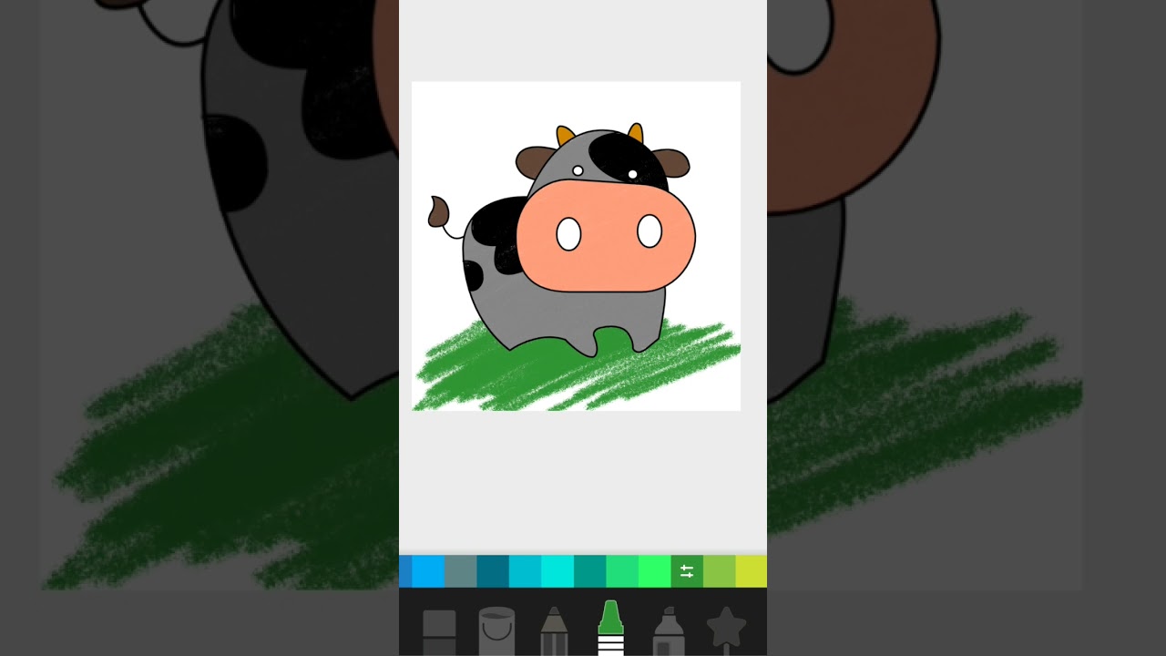 🔴 HOW TO COLORING A HEALTHY COW | Coloring Pages for Kids