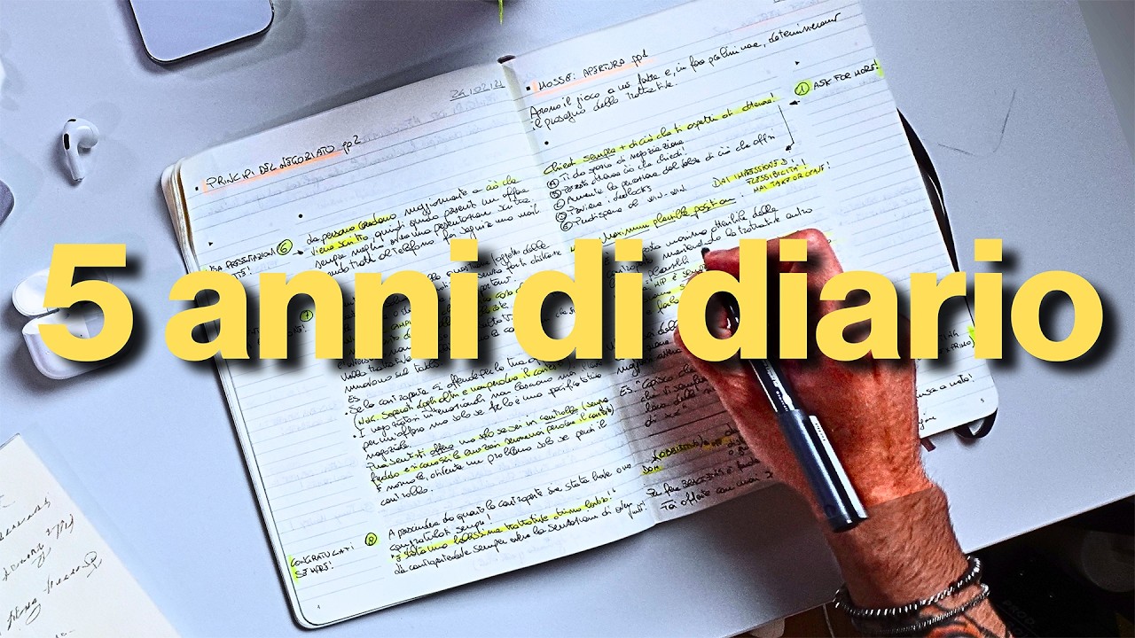 Perché Tengo un Diario da 1825 Giorni (Ti Cambierà la Vita)