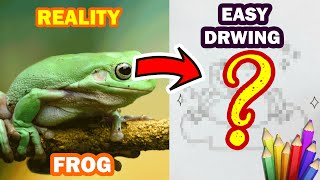 How To Draw A Frog Step By Step Easy For Beginners - Drawing Tutorial For Beginner Easy To Follow